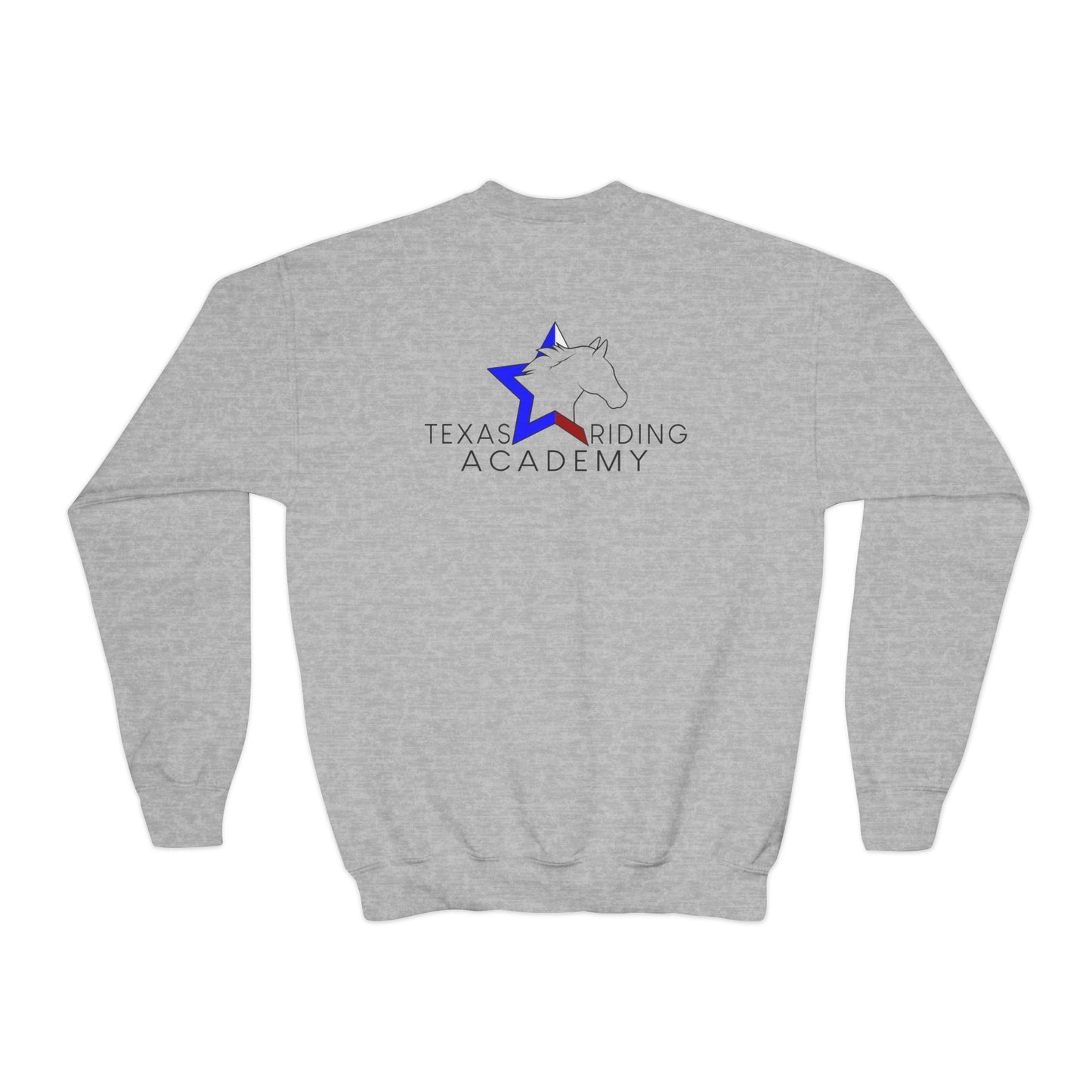 Texas Riding Academy, Youth, Crewneck Sweatshirt, Unisex