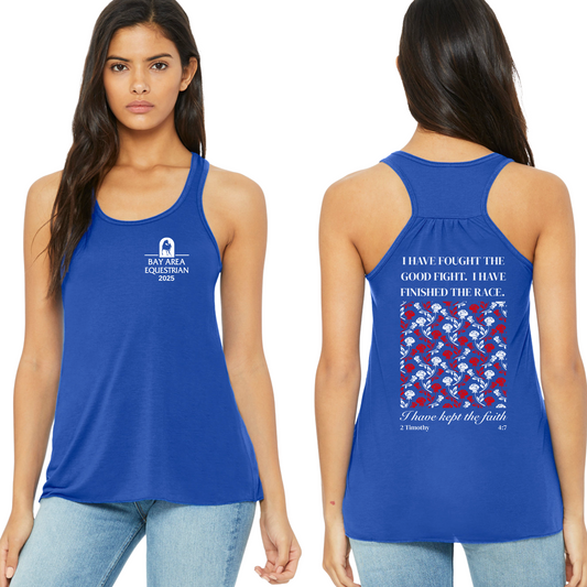 Custom Youth Nationals, Bella Canvas, Women's Flowy Racerback Tank, 2 Sided (Royal)